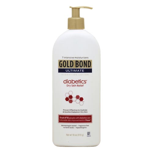 Image for Gold Bond Lotion, Hydrating, Diabetics,18oz from Mikes Pharmacy